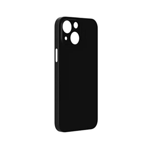 Capa de Silicone com Moldura de Câmera para Apple iPhone 13 Mini Preto